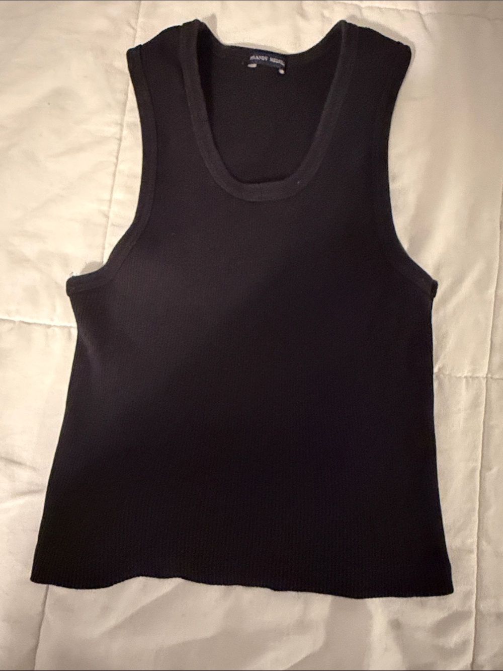 Brandy Melville Black Ribbed Tank Top